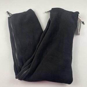 DSCP Polartec Classic 200 Fleece Bib Overalls Black Men’s M Long Full Zip Legs